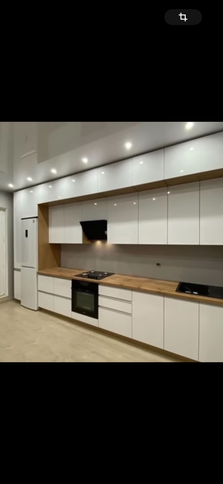 Μοντέρνα Λευκά Γυαλιστερά Ντουλάπια Κουζίνας & Ξύλινοι Πάγκοι ∣ Custom, Έπιπλα κουζίνας, Ντουλάπια κουζίνας, Λευκά γυαλιστερά, Ξύλινοι πάγκοι, Custom κουζίνα