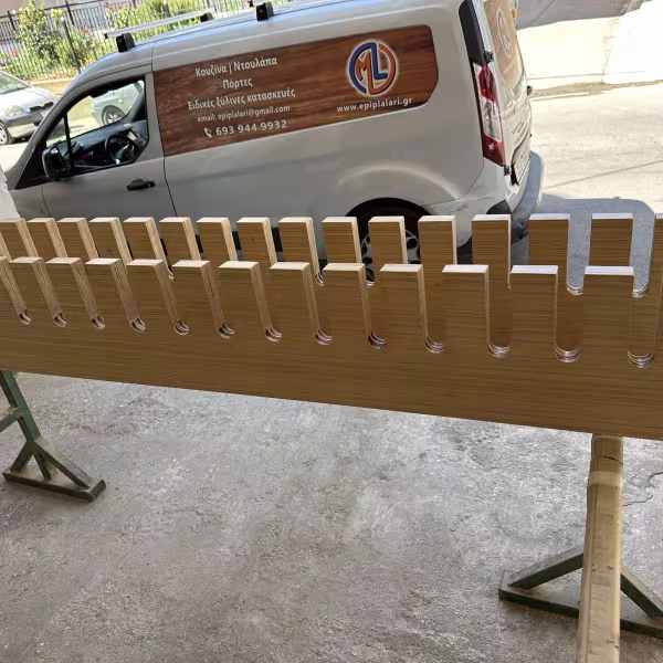 Ξύλινο Οργανωτικό Διαχωριστικό (Καφέ Laminate) ∣ Custom, Ειδικές κατασκευές, Ξύλινο διαχωριστικό, Οργανωτικό, Καφέ laminate, Custom κατασκευή